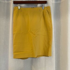 Van Heusen Studio Yellow Stretch Skirt